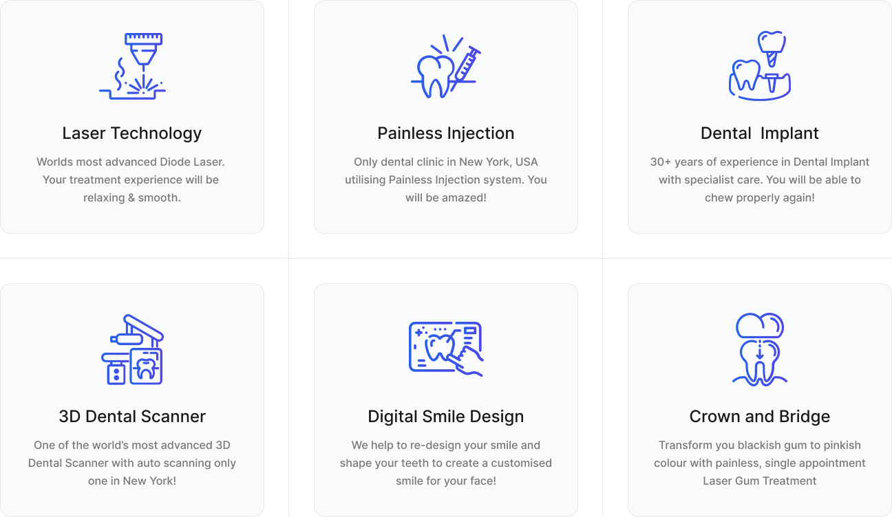 Website Redesign Screens