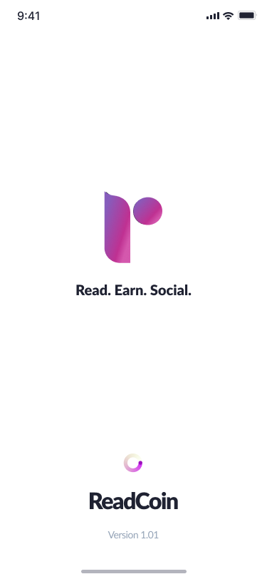 ReadCoin launch screen